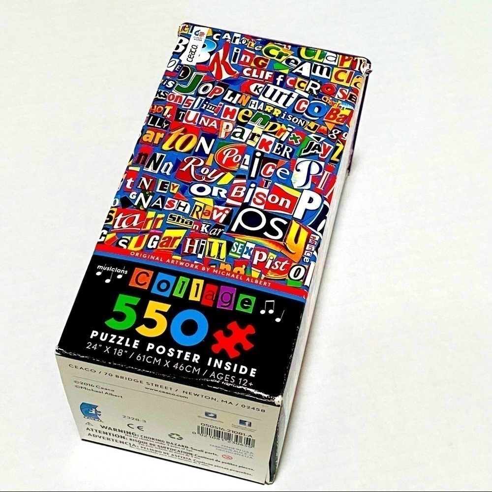 Musicians Collage 550 Piece Jigsaw Puzzle